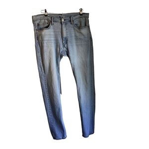 Levi Strauss 510 Men’s Denim Distressed Straight Leg Jeans.  Size 36/34